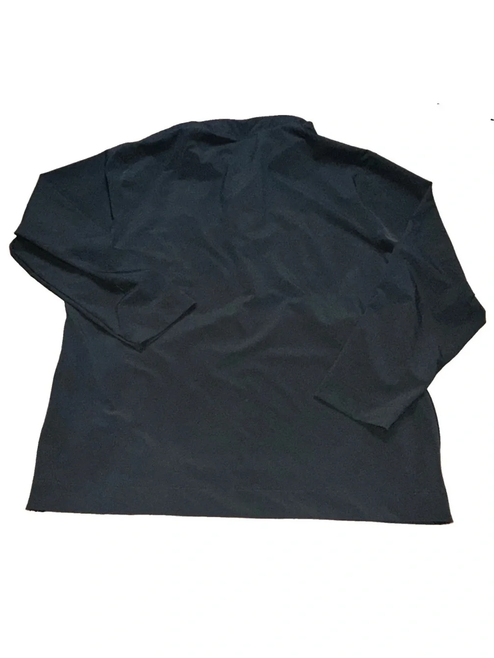 Nike Men’s XL Black Packable Hood Half Zip Coach Jacket Long Sleeve Gym Training